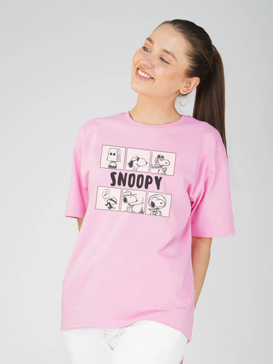 Snoopy Women Baggy T-shirt